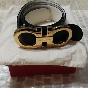 Authentic Salvatore Ferragamo Men's Leather Belt